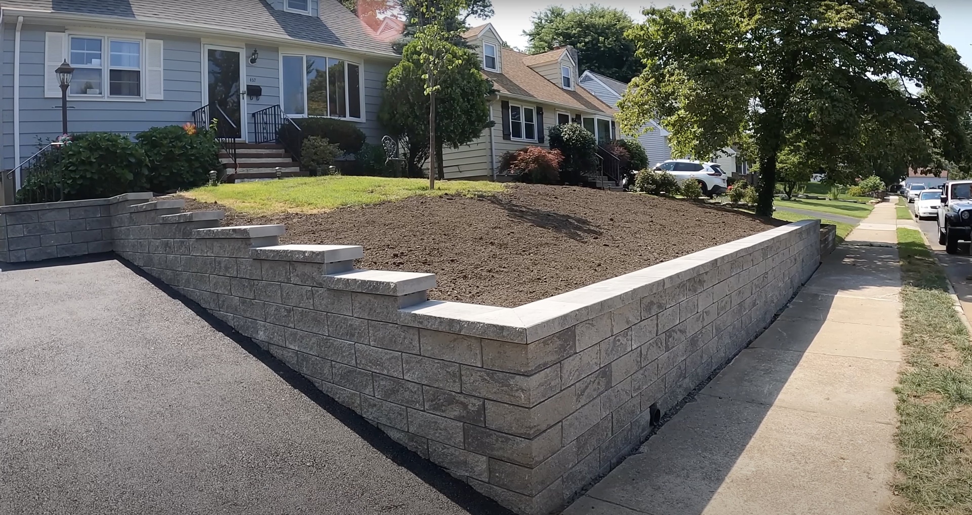 Professional retaining wall and concrete construction in Westland, MI